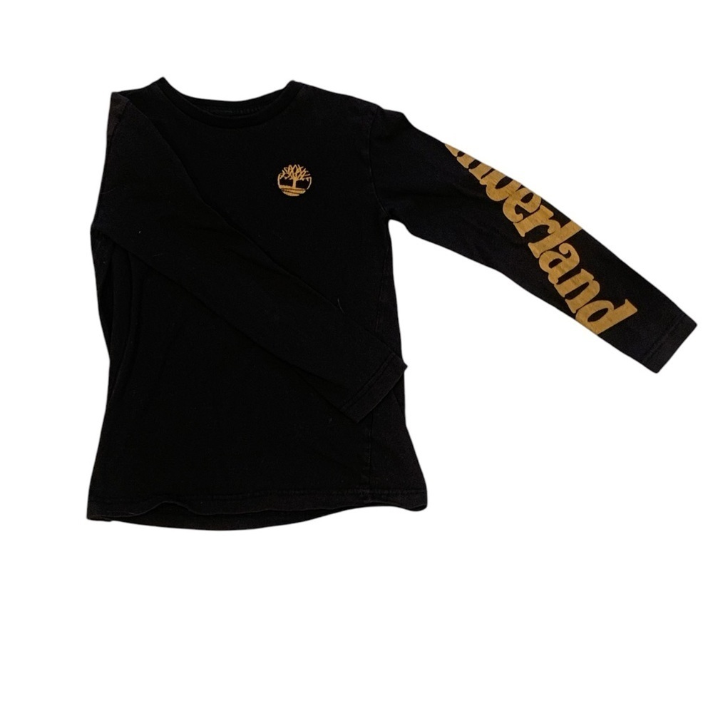 Timberland Boys Long Sleeve Shirt Medium (10-12) Black